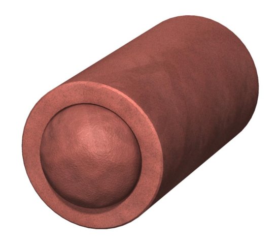 OBO FBA-D150 Obal trubky o78x150mm červená