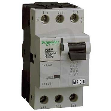 Schneider 21108 P25M motorový spouštěč 3P 6,3A