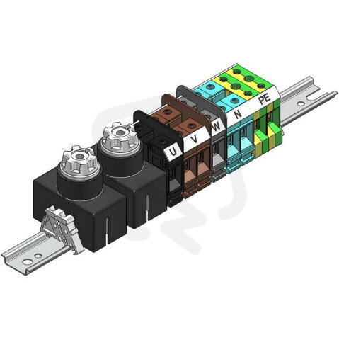 Stožárová výzbroj SV - B - 6.35.5/2 (dva nosiče pojistek) ELEKTRO BEČOV H416223