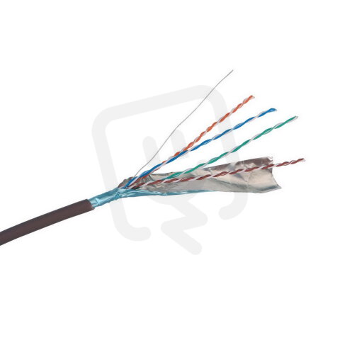 LINKEO C DATOVÝ KABEL NESTÍNĚNÝ F/UTP CAT.C5E LSOH DÉLKA 305MOD V KRABICI