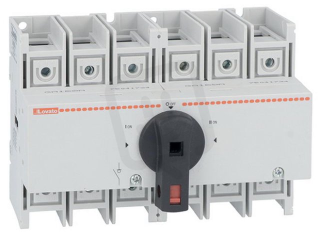 Lovato GA160ET6 3P 160A přepínač