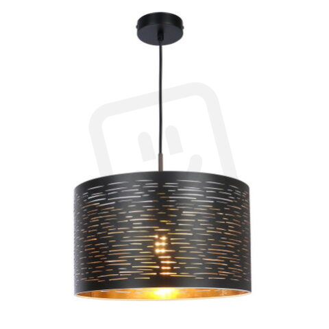Závěsné svítidlo TUNNO černá 1xE27, max. 40W 230V GLOBO 15342
