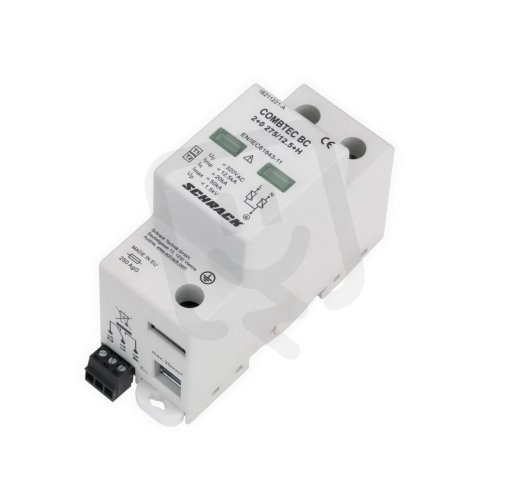 Svodič přepětíCOMBTEC BC 2+0 275/12,5, pomocný kontakt SCHRACK IS211221-A