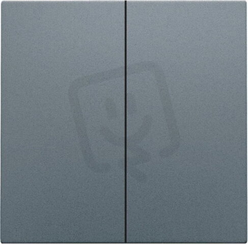 Smart Switch kolébka 2x1/2-ALU STEEL GREY NIKO 220-31004