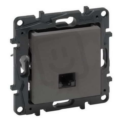 NILOÉ STEP DATOVÁ ZÁSUVKA 1XRJ45 C5E UTP OCEL LEGRAND 863459