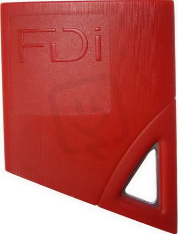 FDi FD-010-029 Bezkontaktní klíč 13,56 MHz, FDI červený