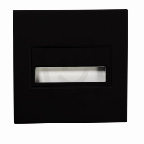 Světlo LED SONA čtvercové pod omítku 14Vss IP44 ČERNÁ RGB diody ZAMEL 14-211-66
