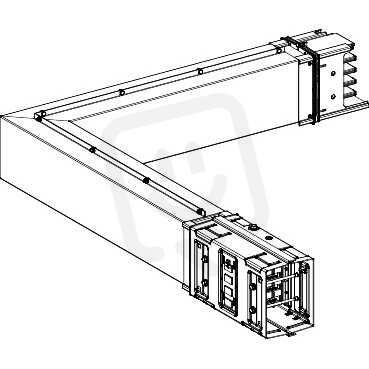 Schneider KSA250DLC4B Koleno 250 A horizontální na míru