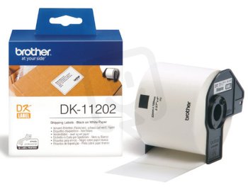 BROTHER DK-11202 (papírové/poštovní štítky-300ks) 62x100mm