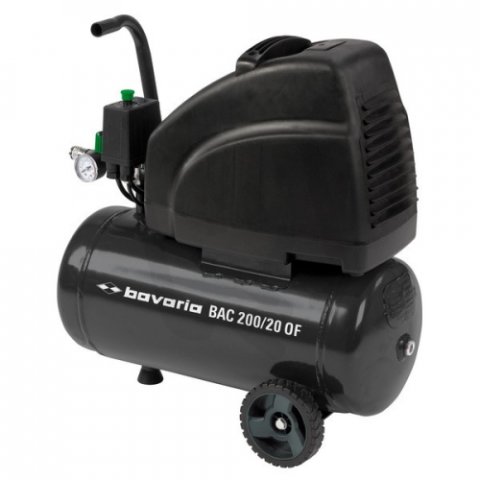 Kompresor bezolejový BAC 200/20 OF Bavaria Black Einhell 4007340