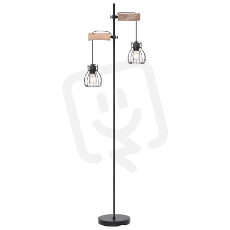 Stojací lampa MINA černá 2xE27, max. 40W 230V GLOBO 15326-2SN