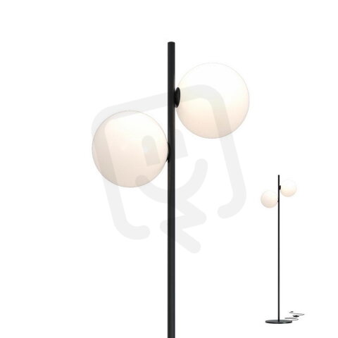 Stojací lampa TALIS LAMP 2X42W E27 BK REDO 01-2652