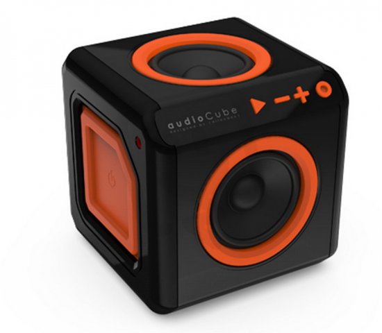 PowerCube audioCube černá / oranžová