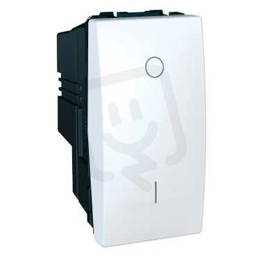 Unica Spínač dvojpólový, řazení 2,16A, 1 modul, Polar SCHNEIDER MGU3.162.18