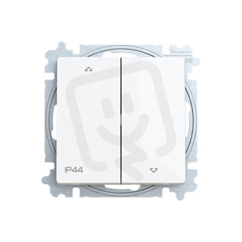 ABB Zoni Ovládač žaluziový s krytem řazení 1/0+1/0 IP44 bílá 3559T-A88940 500
