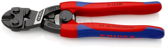 KNIPEX 7112200 pákové nůžky na Fe dráty d4-6mm masivní rukojeti (PN36/1)