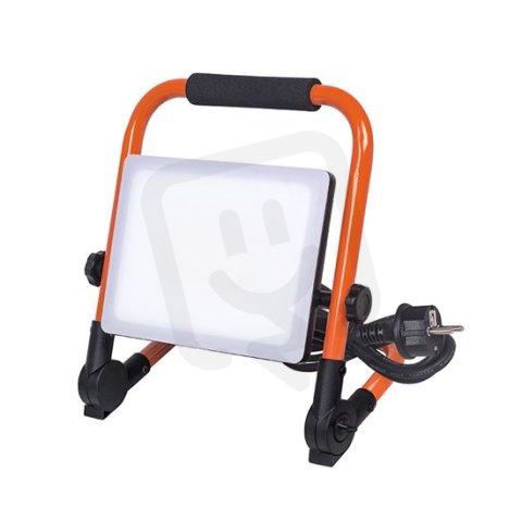 LED reflektor se sklopným stojanem 50W 4500lm 4000K kabel se zástrčkou IP65