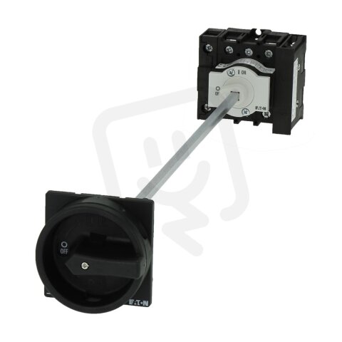 P1-40/M4/SVB-SW/N/HI11 Hlavní vypínač 3+N-pól+1z1v 40A s kovovou osou 400 mm