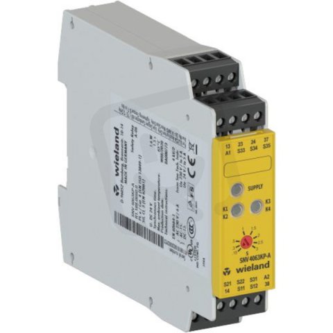 Bezpečnostní relé SNV4063KP-A 3S DC 24V (A) WIELAND R1.188.0660.0
