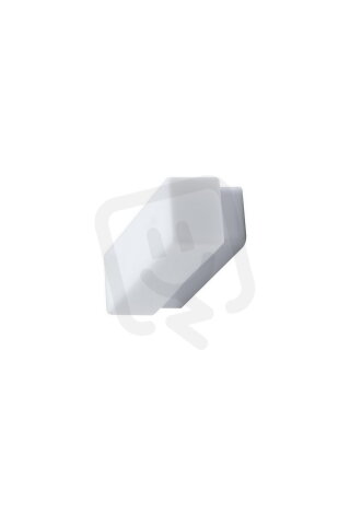 Přisazené LED svítidlo se skleněným stínidlem FLORA 2 8W IP43II 3K stříbro