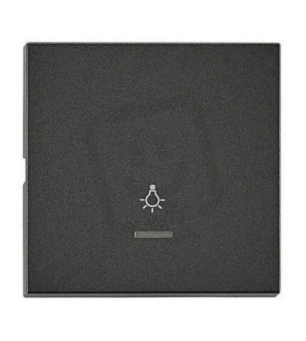 Kryt spínačů a ovladačů s průhledem, symbol světlo, antracit SCHRACK EV112309--