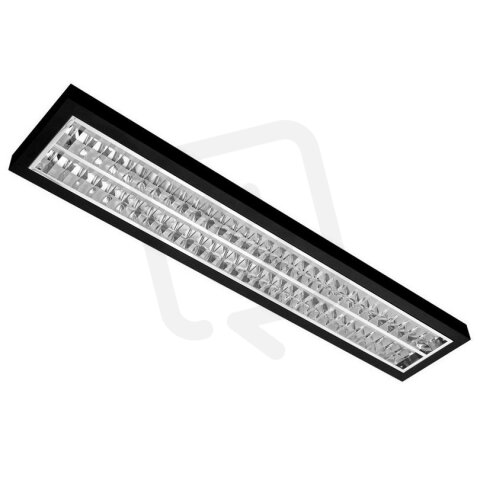 AREL4000, 2x LED, 1245mm, mřížka AL mat,