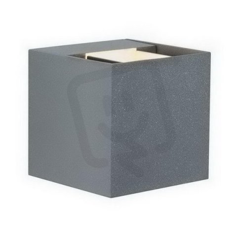 Nástěnné svítidlo LED Cybo 2x3W šedé 80x80mm 180.00 PAULMANN 18000