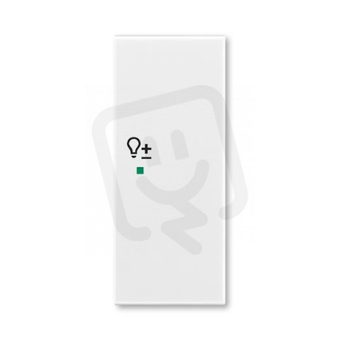 ABB Element Kryt 2násobný pravý symbol stmívání bílá/ledová šedá 6220E-A02204 04