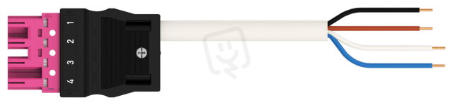 Konfekcionovaný s připojovacím kabelem, Cca, Zdířka/otevřený konec