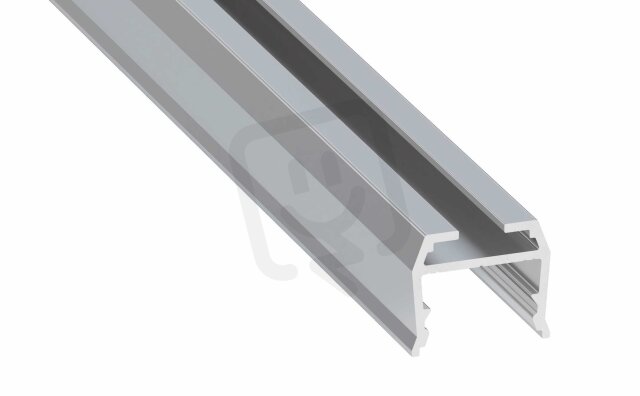 Přisazený hliníkový profil AL-PROFIL AXEL RAW NONANODIZED 2M GREENLUX GXLP1177