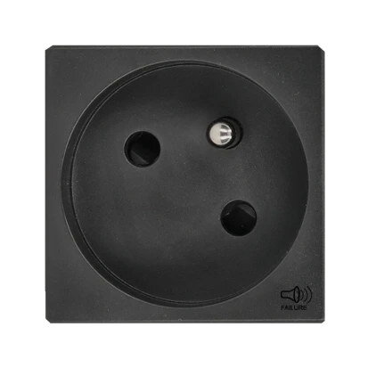 Zásuvka silová K45 (přístroj s krytem),