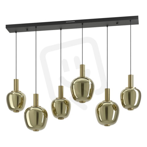 Závěsné svítidlo FRUITERA LED-CCT 44,1W IP20 matná mosaz/zlatá EGLO 390466