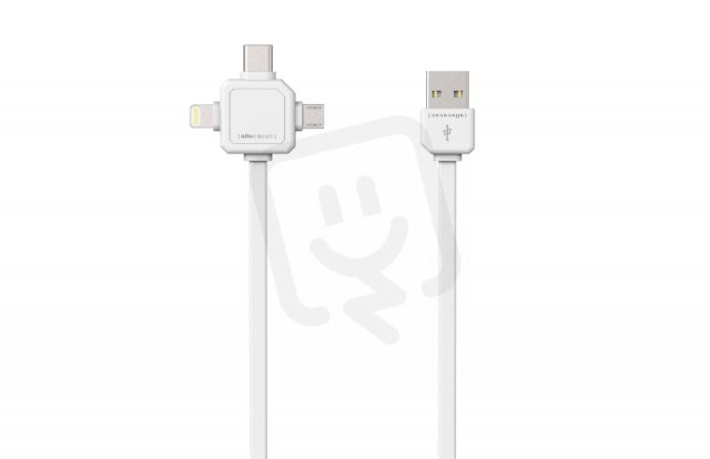 Allocacoc 8719186003973 USBcable USB-C bílý