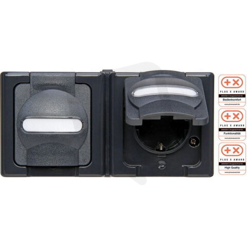 131215003 Surface mount, socket outlet,