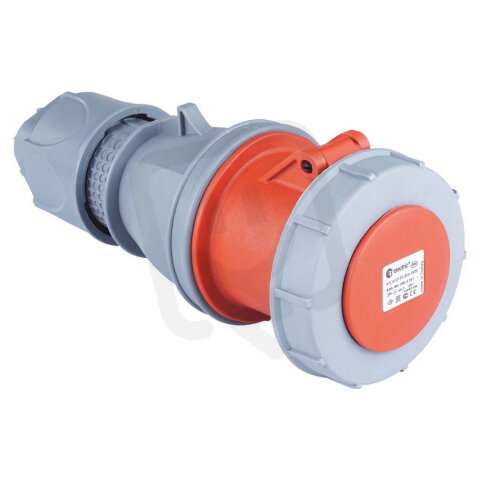Spojovací zásuvka 4x125A/IP67 TP ELECTRIC 4125-6-S-G