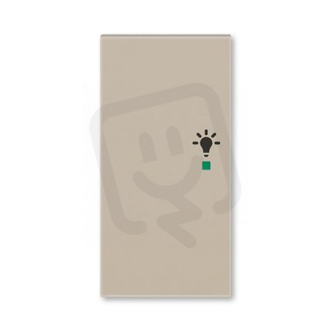 ABB Levit Kryt 2násobný levý symbol osvětlení macchiato 6220H-A02101 18