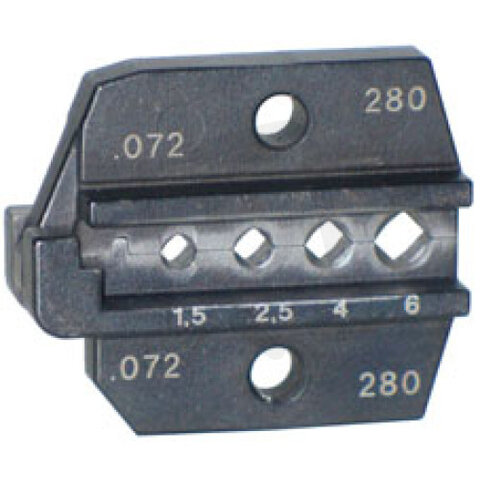 Čelisti k lisovacím kleštím LK1 na soustružené kontakty, pro 1,5-6mm2 C1-SK 156