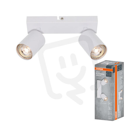 LED SPOT ELEMENTAL WHITE 2XGU10 WHITE OSRAM 4099854587641