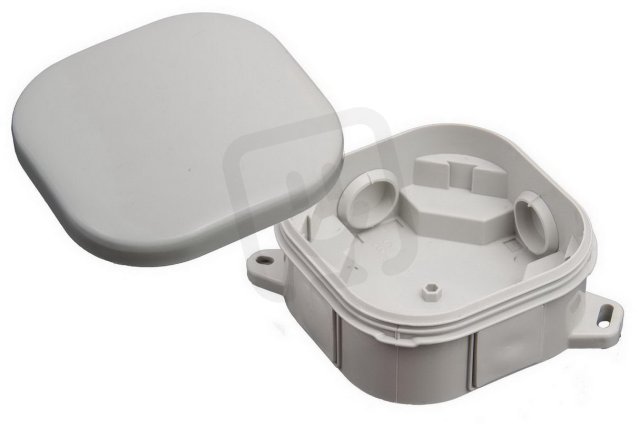 Krabice PH 92 x 92 klik, bez svorek, IP54, šedá MALPRO A.0018