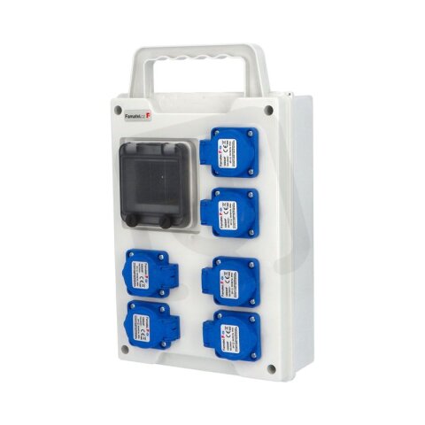 Zásuvková skříň EB 600000.V /4M EasyBOX IP44 pouze vydrátovaná, držadlo eb370