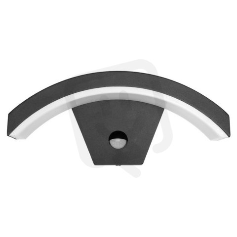 SMD venk.sv. vč senz, 8W, 500lm, 4000K, IP44, antracit ECOLITE Z1107/PIR-CR