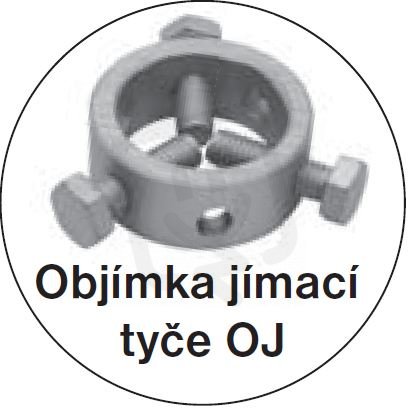 Objímka jímací tyče OJ (FeZn) použití s SJ a JR nebo JT TREMIS V547