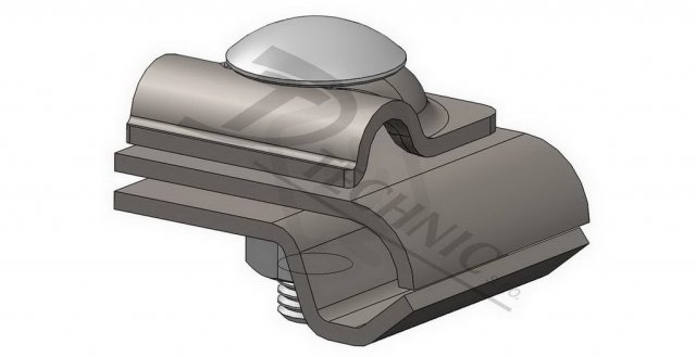 SJ 16/8-10 Al Svorka k jímací tyči Al d16 a vodiči 8-10 mm DT TECHNIC 450120