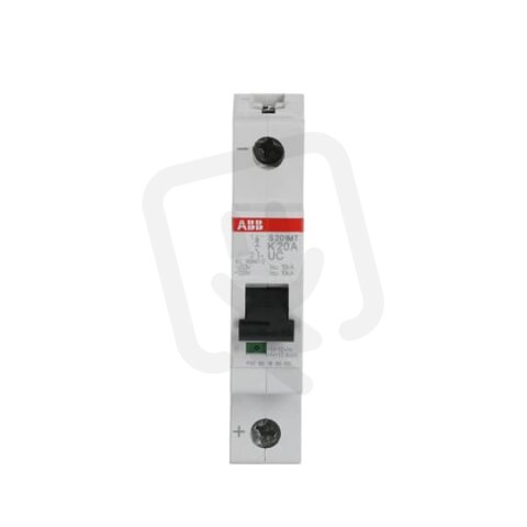 ABB S201MT-K20UC jistič 1F 20 A char. K 10kA 220VDC/253VAC pro kolejová vozidla