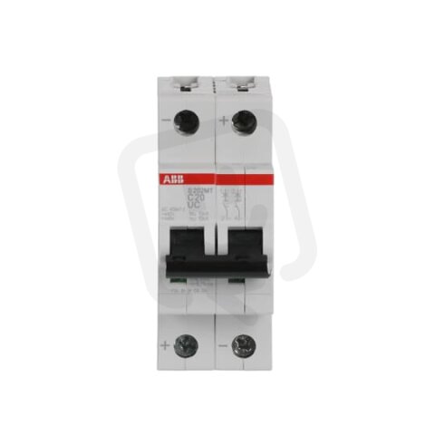 ABB S202MT-C20UC 2F jistič 20 A char. C 10kA 440V AC/DC pro kolejová vozidla
