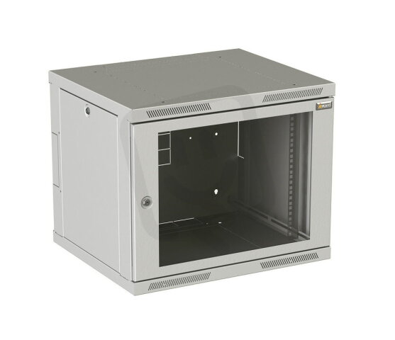 SENSAD-18U-65-11-G Rozvaděč nástěnný SENSA DUO 18U 500mm, dveře sklo, RAL 7035