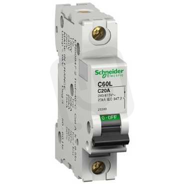 Schneider 25404 C60L jistič 1P 63A C