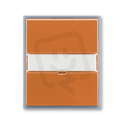 ABB 3558E-A00610 07 Kryt spínače jednoduchý, s popisovým polem, s čirým průzorem