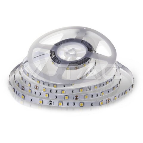 LED Strip SMD5050 30 LEDs White Non-waterproof, VT-5050 IP20 V-TAC SKU2133