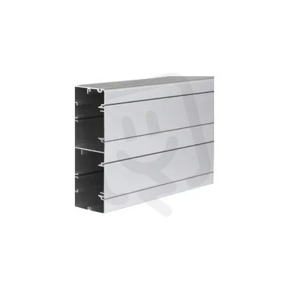 Instalační kanál CABLOPLUS ALU 160×55mm Počet slotů:2 dl.:2m hliník IK07
